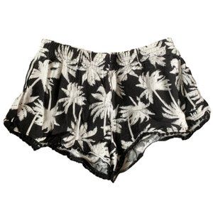 VS PINK Palm tree print shorts